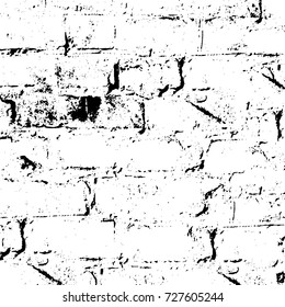 Grunge dark corner messy background. Distressed grainy overlay texture. Ink stroke brushed renovate wall backdrop. Abstract black and white cracks, stains, smears, scrapes for design and printing