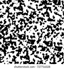 Grunge dark corner messy background. Distressed grainy overlay texture. Ink stroke brushed renovate wall backdrop. Abstract black and white cracks, stains, smears, scrapes for design and printing