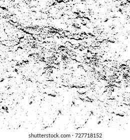 Grunge dark corner messy background. Distressed grainy overlay texture. Ink stroke brushed renovate wall backdrop. Abstract black and white cracks, stains, smears, scrapes for design and printing
