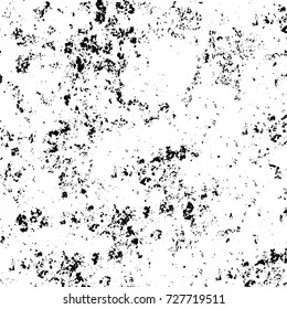 Grunge dark corner messy background. Distressed grainy overlay texture. Ink stroke brushed renovate wall backdrop. Abstract black and white cracks, stains, smears, scrapes for design and printing