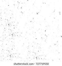 Grunge dark corner messy background. Distressed grainy overlay texture. Ink stroke brushed renovate wall backdrop. Abstract black and white cracks, stains, smears, scrapes for design and printing