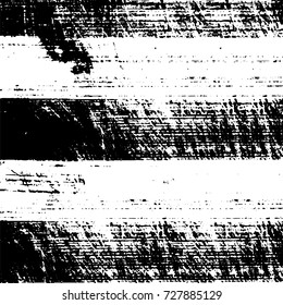 Grunge dark corner messy background. Distressed grainy overlay texture. Ink stroke brushed renovate wall backdrop. Abstract black and white cracks, stains, smears, scrapes for design and printing