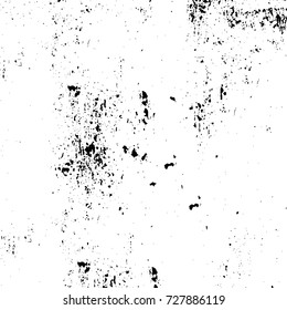 Grunge dark corner messy background. Distressed grainy overlay texture. Ink stroke brushed renovate wall backdrop. Abstract black and white cracks, stains, smears, scrapes for design and printing
