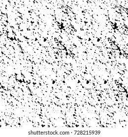 Grunge dark corner messy background. Distressed grainy overlay texture. Ink stroke brushed renovate wall backdrop. Abstract black and white cracks, stains, smears, scrapes for design and printing