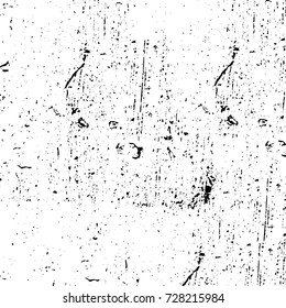 Grunge dark corner messy background. Distressed grainy overlay texture. Ink stroke brushed renovate wall backdrop. Abstract black and white cracks, stains, smears, scrapes for design and printing