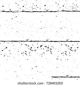 Grunge dark corner messy background. Distressed grainy overlay texture. Ink stroke brushed renovate wall backdrop. Abstract black and white cracks, stains, smears, scrapes for design and printing
