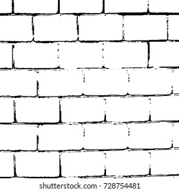 Grunge dark corner messy background. Distressed grainy overlay texture. Ink stroke brushed renovate wall backdrop. Abstract black and white cracks, stains, smears, scrapes for design and printing