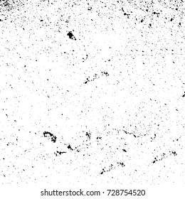 Grunge dark corner messy background. Distressed grainy overlay texture. Ink stroke brushed renovate wall backdrop. Abstract black and white cracks, stains, smears, scrapes for design and printing