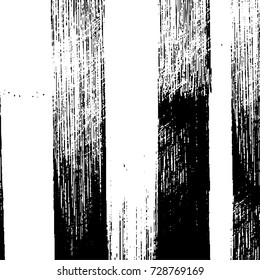 Grunge dark corner messy background. Distressed grainy overlay texture. Ink stroke brushed renovate wall backdrop. Abstract black and white cracks, stains, smears, scrapes for design and printing