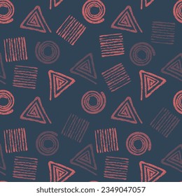 Grunge dunkle nahtlose Muster. Handgezeichneter Hintergrund für Ihr Design. Textil, Verpackung, Blog-Dekoration, Banner, Poster, Packpapier.
