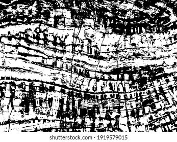 Grunge Dark Stone Pattern. Overlay Repeat Stain Backdrop. Black Graphic Paint Print. Dry Brushed Brush Surface. White Dirty Splatter Scratches. Vintage Wall.