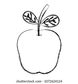 grunge delicious apple healthy fruit with vitamin
