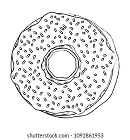grunge delicious donut sweet bakery food