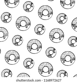 grunge delicious donut sweet pastry background