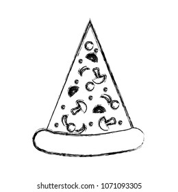 grunge delicious fresh pizza unhealthy food