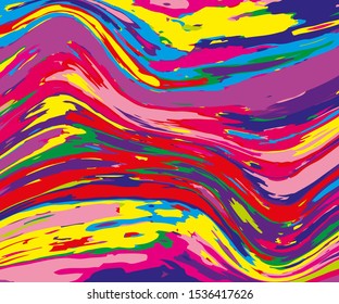  Grunge Design. Digitales Graffiti. Vektorlinienmuster. Geometrische Form des grafischen Designs. Abstrakter Graffiti-Hintergrund. Vektorvorlage. Abstrakte Kunst. Farbiger Wellenhintergrund. Spritzgraffiti-Textur.