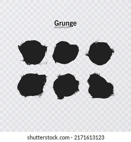 Grunge design elements Ink grunge splat collection vector format
