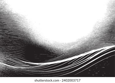 grunge destressed black texture on white background vector illustration overlay monochrome background texture