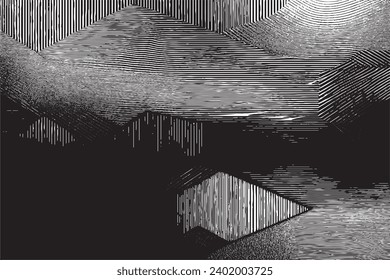 textura negra degradada de grunge sobre la ilustración vectorial de fondo blanco superpuesta textura de fondo monocromo