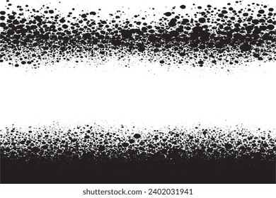 grunge destressed black texture on white background vector illustration overlay monochrome background texture
