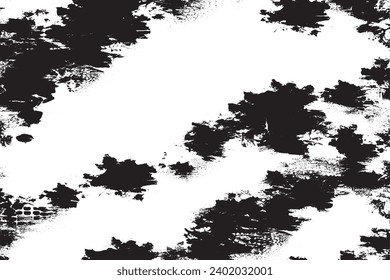grunge destressed black texture on white background vector illustration overlay monochrome background texture

