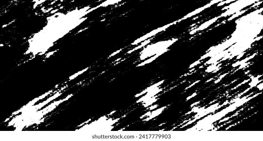 grunge destressed black texture on white background vector illustration overlay monochrome background texture