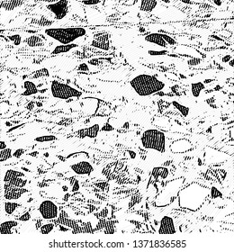 Grunge destroyed texture for decoration on a white background.