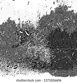 Grunge destroyed texture for decoration on a white background.
