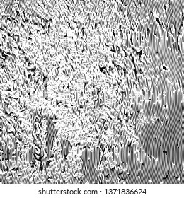Grunge destroyed texture for decoration on a white background.