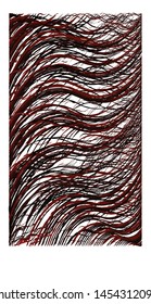grunge with destruction wave element  background textured red and white color