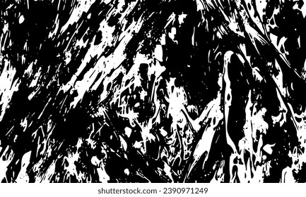 Grunge la textura abstracta negra detallada. Fondo del vector
