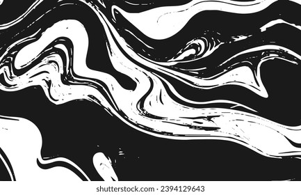 Grunge la textura abstracta negra detallada. Fondo vectorial. 
Mármol.