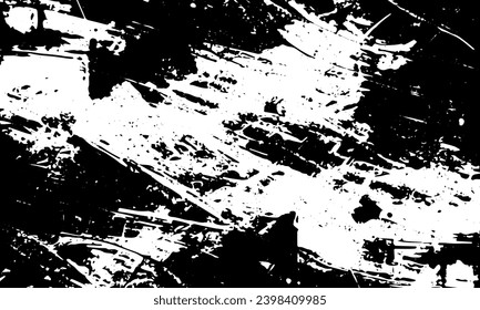 Grunge la textura abstracta negra detallada. Fondo vectorial. 