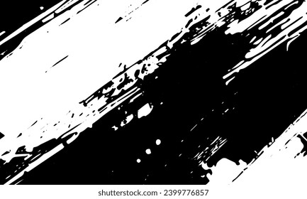 Grunge detailed black abstract texture. Vector background.	