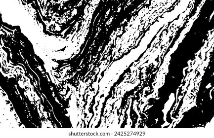 Textura abstracta negra detallada de Grunge. Vector de fondo