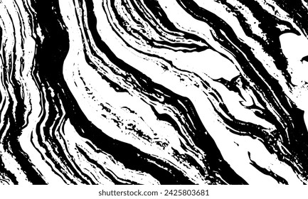Textura abstracta negra detallada de Grunge. Vector de fondo	
