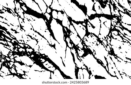 Grunge detailed black abstract texture. Vector background	

