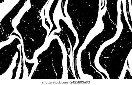 Grunge detailed black abstract texture. Vector background	
