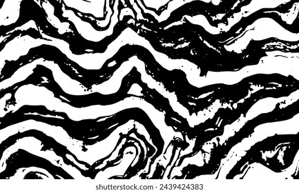 Grunge detailed black abstract texture. Vector background	
