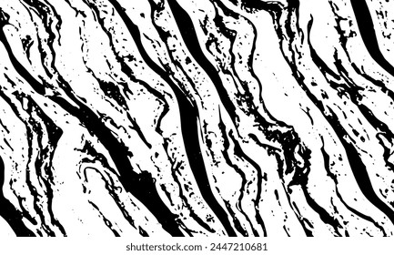 Grunge detailed black abstract texture. Vector background	
