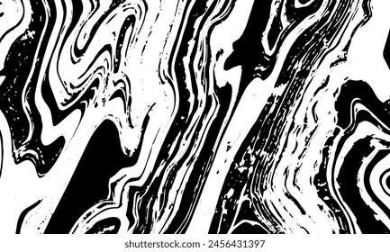 Grunge detailed black abstract texture. Vector background	
