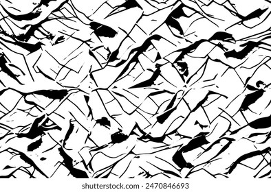 Texture grunge noire abstraite détaillée. Des bandes, des veines. arrière-plan Image vectorielle 	
papier écroulé