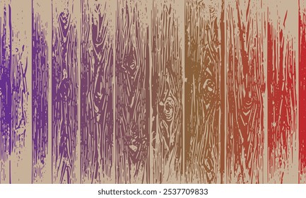 Grunge detailed color texture of old wooden boards, wood panels, floor, doors, walls. Vector background
