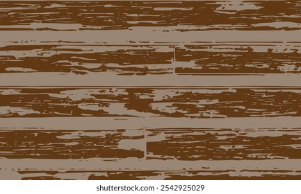 Grunge detailed color texture of old wooden boards, wood panels, floor, doors, walls. Vector background
