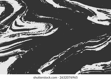Grunge detailed intertwined texture, threads, lines, wire, veins, monochrome. Grunge old detailed black and white, gray texture. Vector background