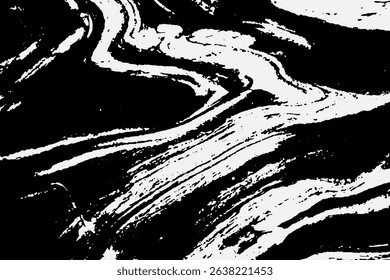 Grunge detailed intertwined texture, threads, lines, wire, veins, monochrome. Grunge old detailed black and white, gray texture. Vector background