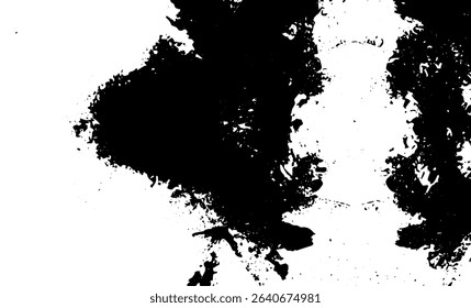 Grunge detailed intertwined texture, threads, lines, wire, veins, monochrome. Grunge old detailed black and white, gray texture. Vector background