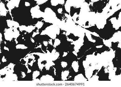 Grunge detailed intertwined texture, threads, lines, wire, veins, monochrome. Grunge old detailed black and white, gray texture. Vector background