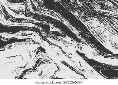 Grunge textura entrelaçada detalhada, fios, linhas, arame, veias, monocromático. Grunge velho detalhado preto e branco, textura cinza. Plano de fundo do vetor