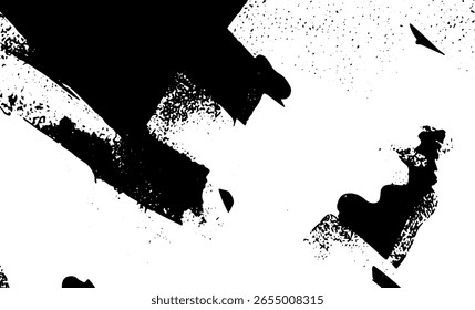 Grunge detailed intertwined texture, threads, lines, wire, veins, monochrome. Grunge old detailed black and white, gray texture. Vector background